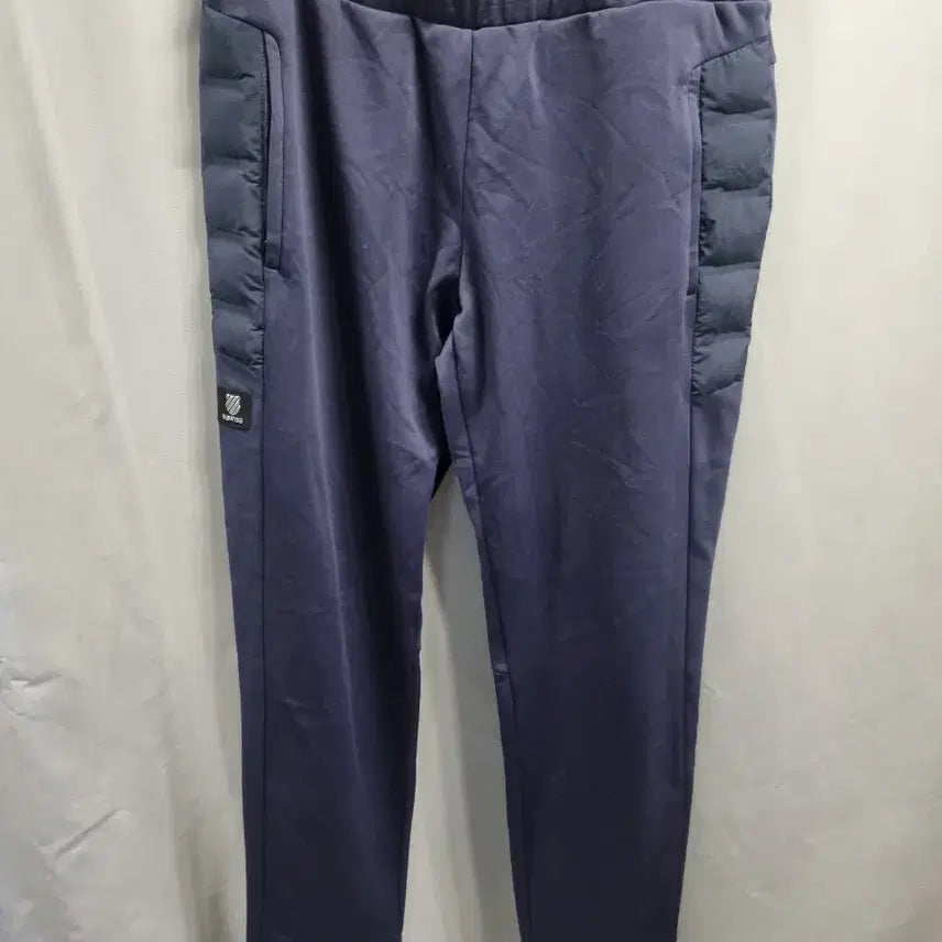 [BUNJANG] K-Swiss Navy Quilted Training Pants (Size 95) / 케이스위스 네이비 퀼팅 트레이닝 바지 95