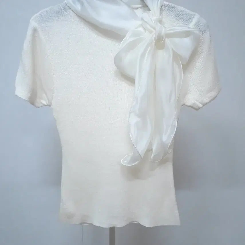 [SOLD OUT] 새상품 오간자 타이 니트