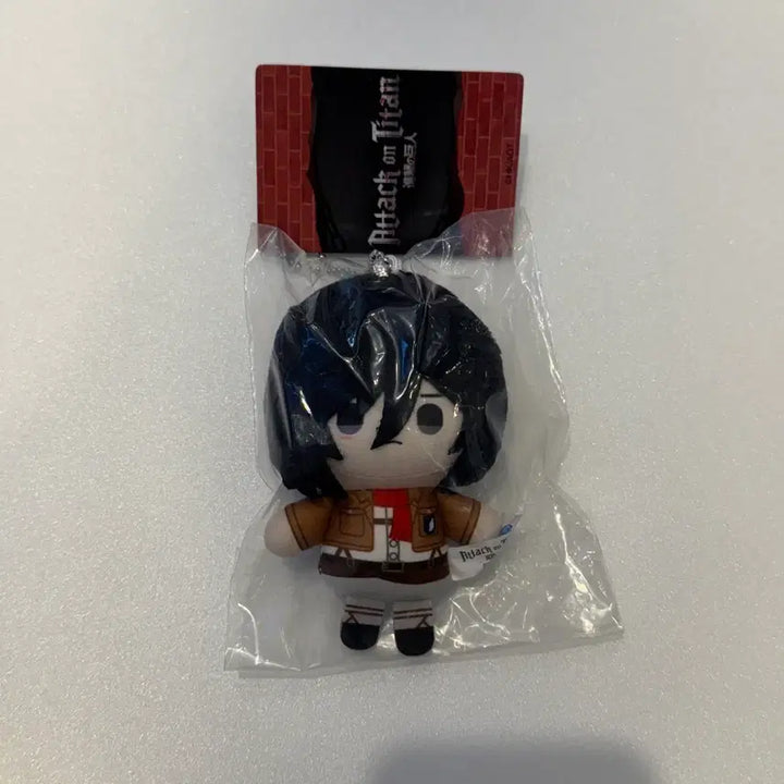 [BUNJANG] Attack on Titan Mikasa Keyring Doll / 진격거) 진격의 거인 인형 키링 미카사 키링