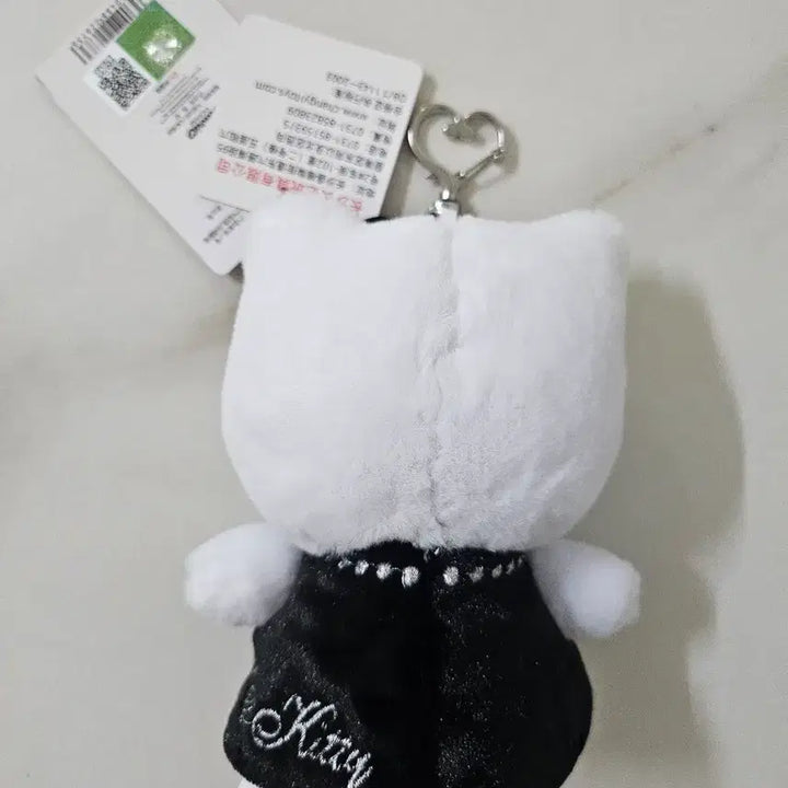 [BUNJANG] Sanrio Hello Kitty Doll Keyring / 산리오 화이트블랙 키티 인형 키링