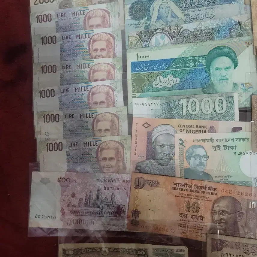 [BUNJANG] World Banknotes Collection (25 Bills) / 다양한 국가 사용제 지폐25장
