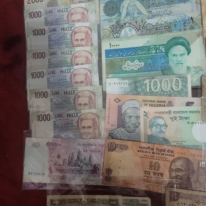 [BUNJANG] World Banknotes Collection (25 Bills) / 다양한 국가 사용제 지폐25장