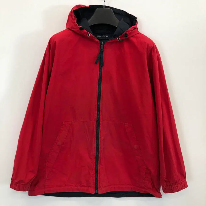 [BUNJANG] Nautica 90s Reversible Hooded Jacket / 노티카 90s 리버시블 후드자켓 90-95