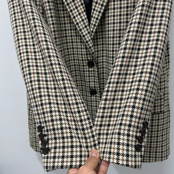 [BUNJANG] Zara Houndstooth Check Jacket / [만원 아라비아빈티지]자라 하운드투스 체크 자켓 95
