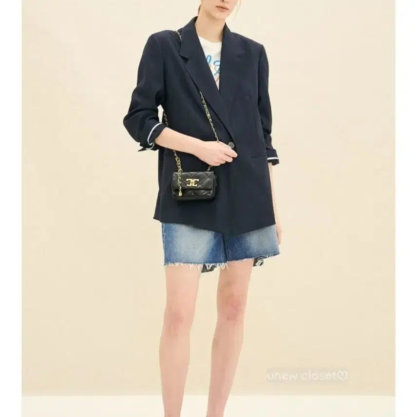 [SOLD OUT] 한섬 타임 미니 체인백 블랙 판매
