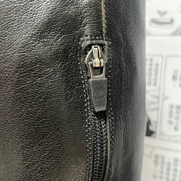 [BUNJANG] Vintage Real Leather Velcro Long Boots / 빈티지 리얼 레더 벨크로 롱 부츠