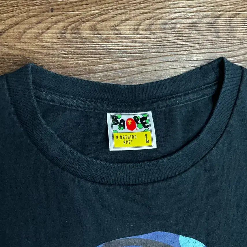 [BUNJANG] BAPE Camo Big Head T-Shirt / 베이프 카모 사루 빅 헤드 반팔 티셔츠