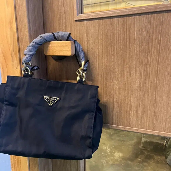 [BUNJANG] Prada Nylon Handbag / (정품)프라다 블랙 나일론 핸드백