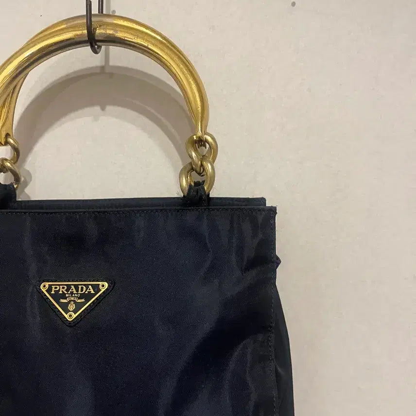 [BUNJANG] Prada Nylon Handbag / (정품)프라다 블랙 나일론 핸드백