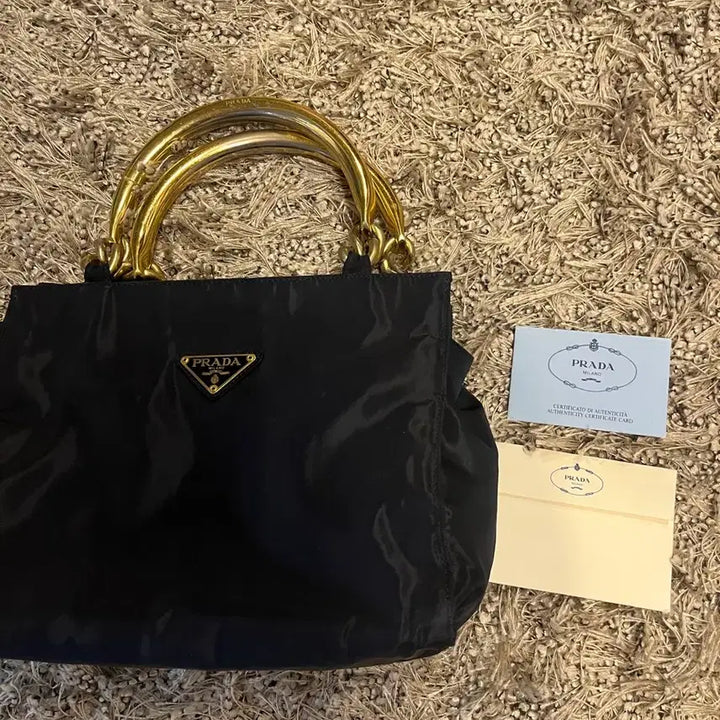 [BUNJANG] Prada Nylon Handbag / (정품)프라다 블랙 나일론 핸드백