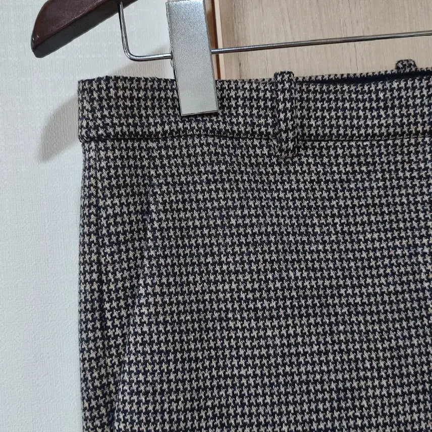 [BUNJANG] Theory 2021 Houndstooth Check Spandex Slacks / 띠어리2021 하운드투스 체크 스판슬랙스 바지 66