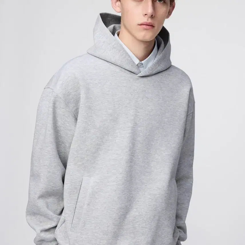 [BUNJANG] Uniqlo C Hoodie Gray / 유니클로 C 후드티 그레이