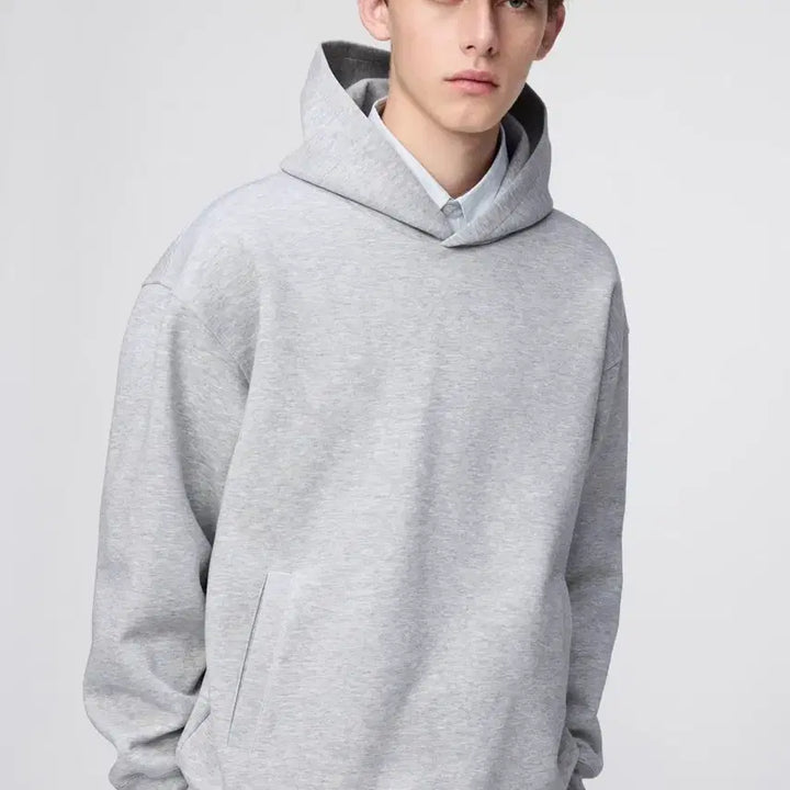[BUNJANG] Uniqlo C Hoodie Gray / 유니클로 C 후드티 그레이