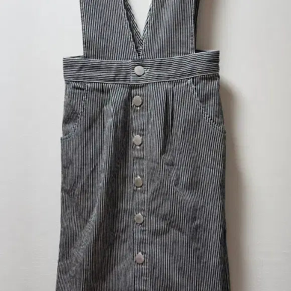 [BUNJANG] Maje Ritano Stripe Overall Skirt / maje 리타노 스트라이프 오버롤 스커트 36