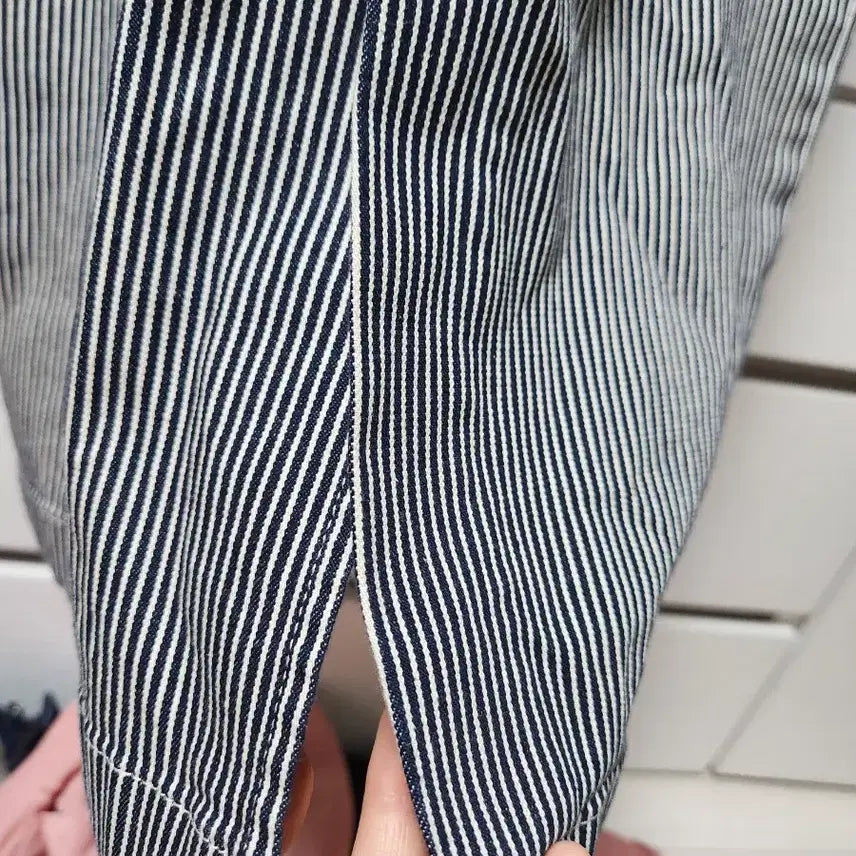 [BUNJANG] Maje Ritano Stripe Overall Skirt / maje 리타노 스트라이프 오버롤 스커트 36