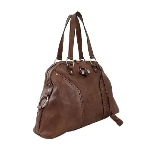[BUNJANG] Saint Laurent Muse Bag Oak Brown Leather Medium / 정품 생로랑(입생로랑) 뮤즈백 오크브라운