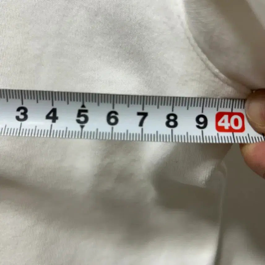 [BUNJANG] Nike White Crop T-shirt (S) / 나이키 화이트 카라 반팔 크롭 티셔츠 S
