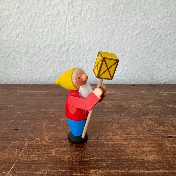[BUNJANG] Erzgebirge Gnome with Lantern Vintage Wood Craft / 독일)빈티지 Erzgebirge 전등든 난쟁이