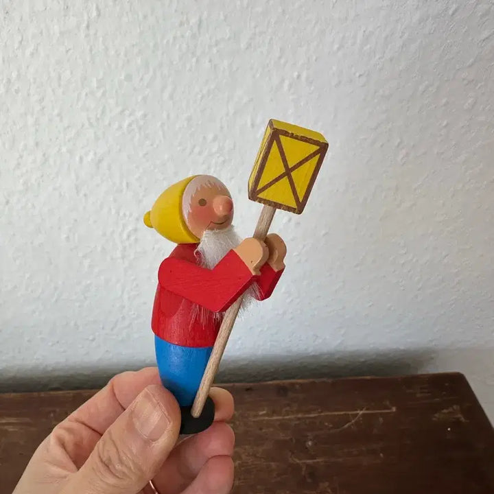 [BUNJANG] Erzgebirge Gnome Lantern Lamp / 독일)빈티지 Erzgebirge 전등든 난쟁이