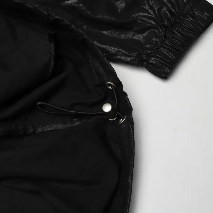 [SOLD OUT] [F] 마뗑킴 코팅 점퍼 아노락 바람막이 자켓