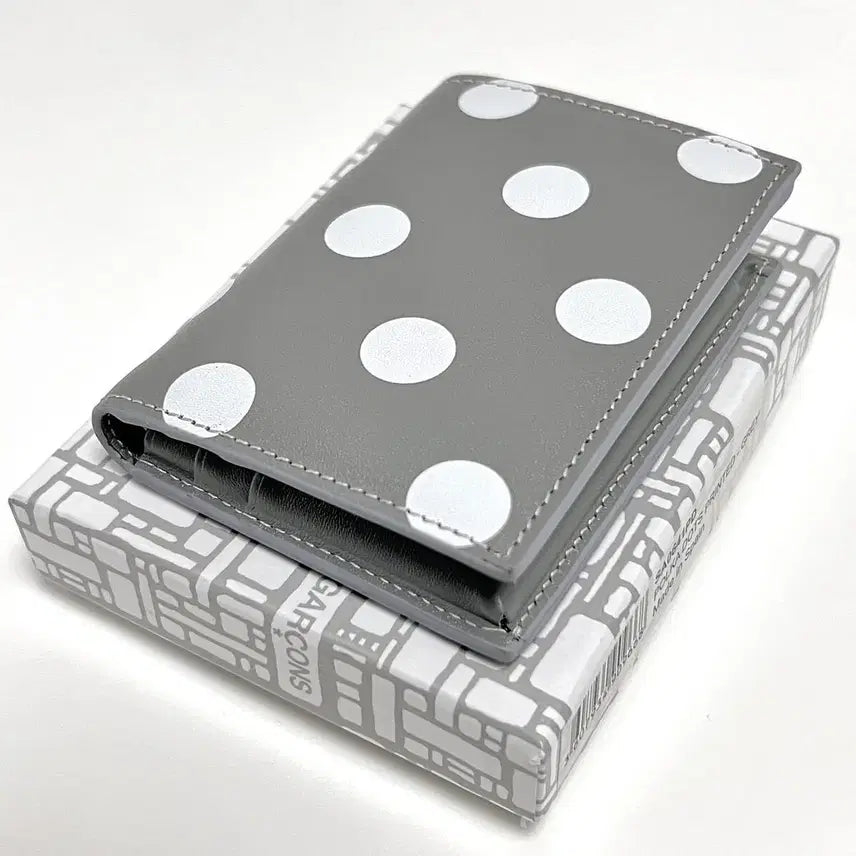 [BUNJANG] Comme des Garcons Polka Dot Wallet / [새제품]꼼데가르송 폴카도트 지갑 <그레이>