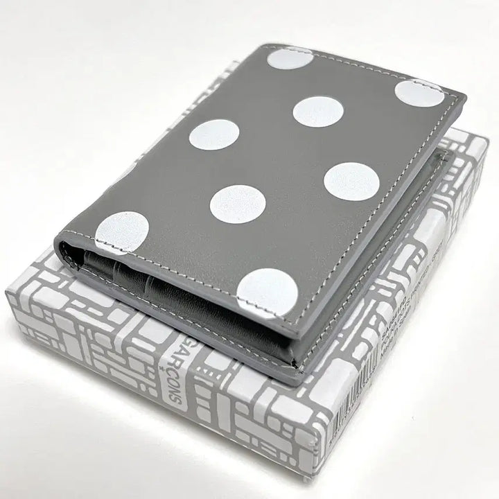 [BUNJANG] Comme des Garcons Polka Dot Wallet / [새제품]꼼데가르송 폴카도트 지갑 <그레이>