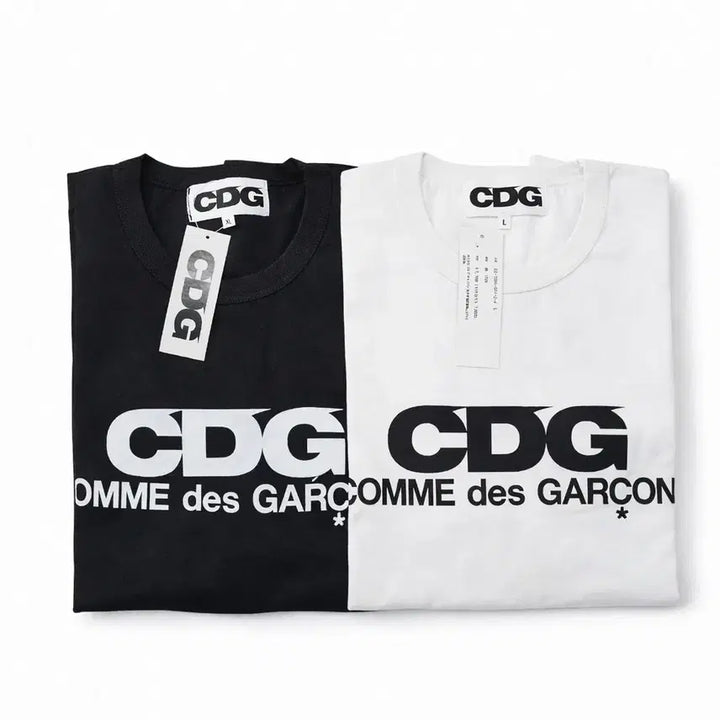 [BUNJANG] CDG Comme des Garcons Short Sleeve T-shirt / CDG 꼼데가르송 반팔 티셔츠 블랙/화이트
