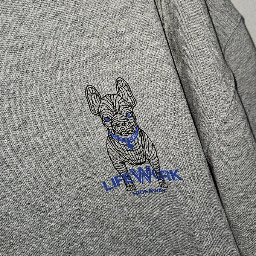 [BUNJANG] Lifework Hoodie Grey L / 라이프워크 후드티 그레이 L