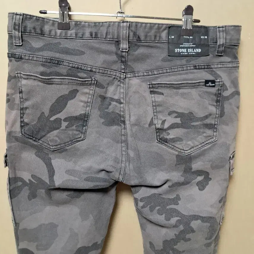 [SOLD OUT] 스톤아일랜드 카모 카고 패턴  반바지 34