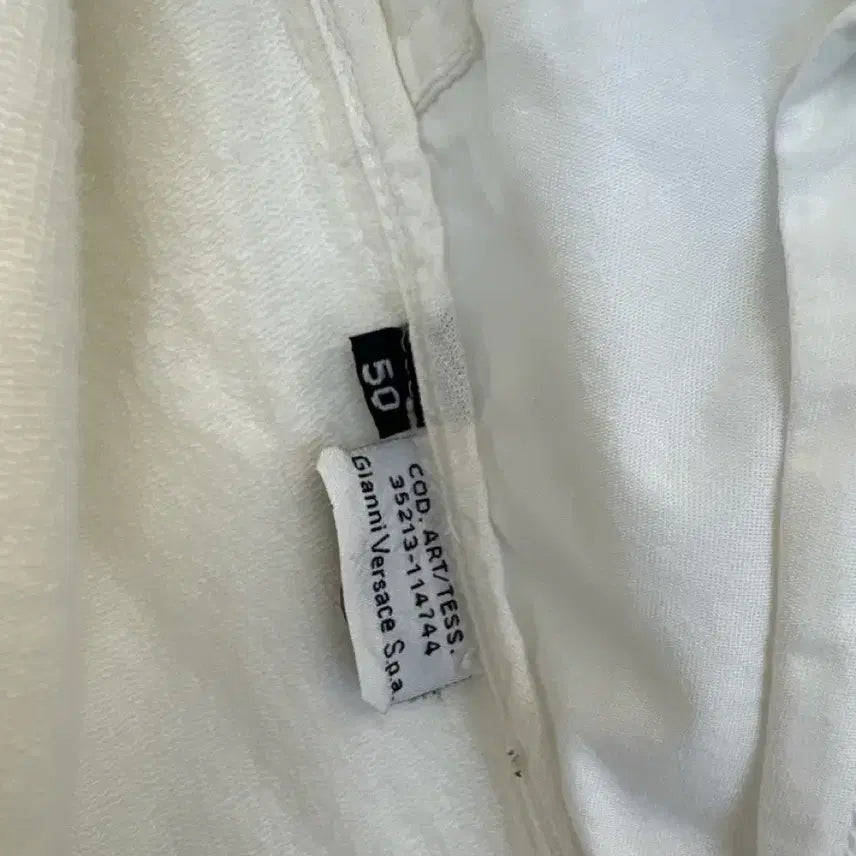 [BUNJANG] Versace Sports White Bomber Jacket / 베르사체 스포츠 화이트 봄버 자켓