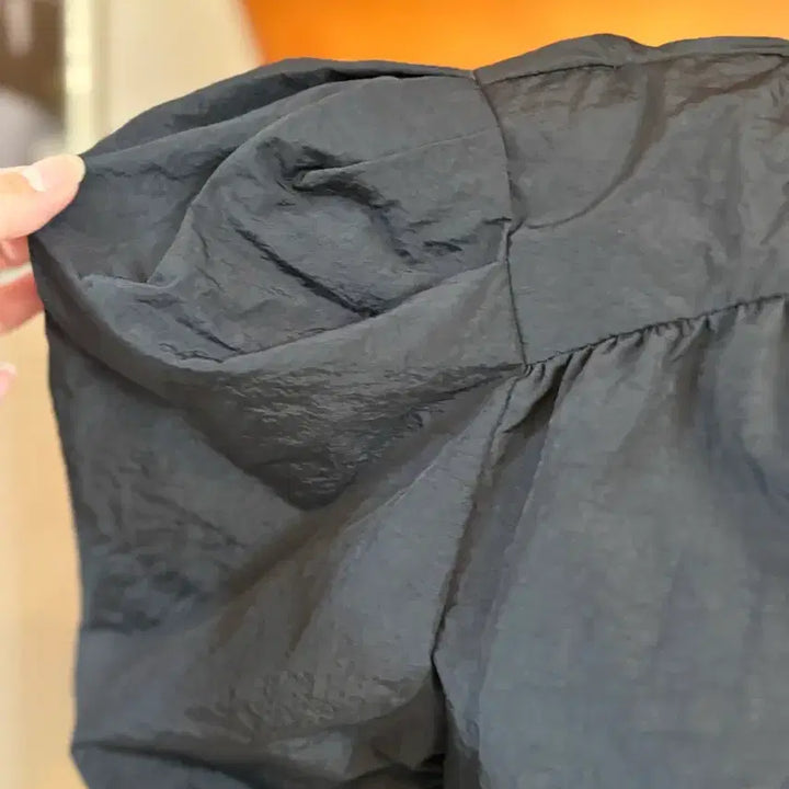 [BUNJANG] 블랙 퍼프 바스락 코디 세트 / 블랙 퍼프 바스락 코디 세트