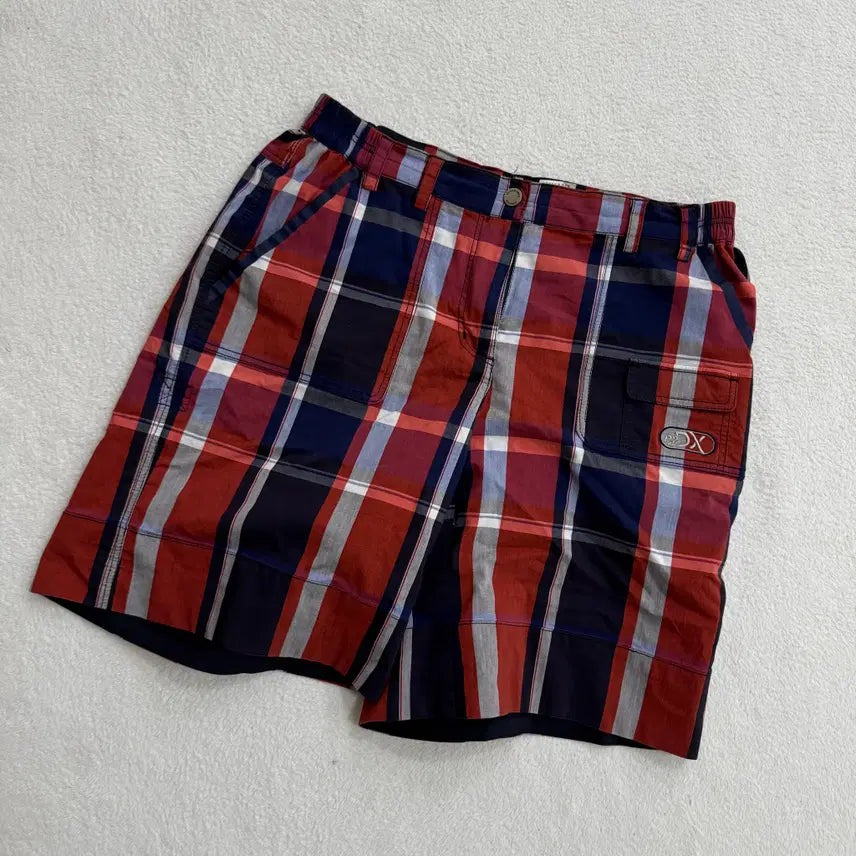 [BUNJANG] Discovery Check Pattern Shorts / 73 디스커버리 체크 패턴 반바지 0415U
