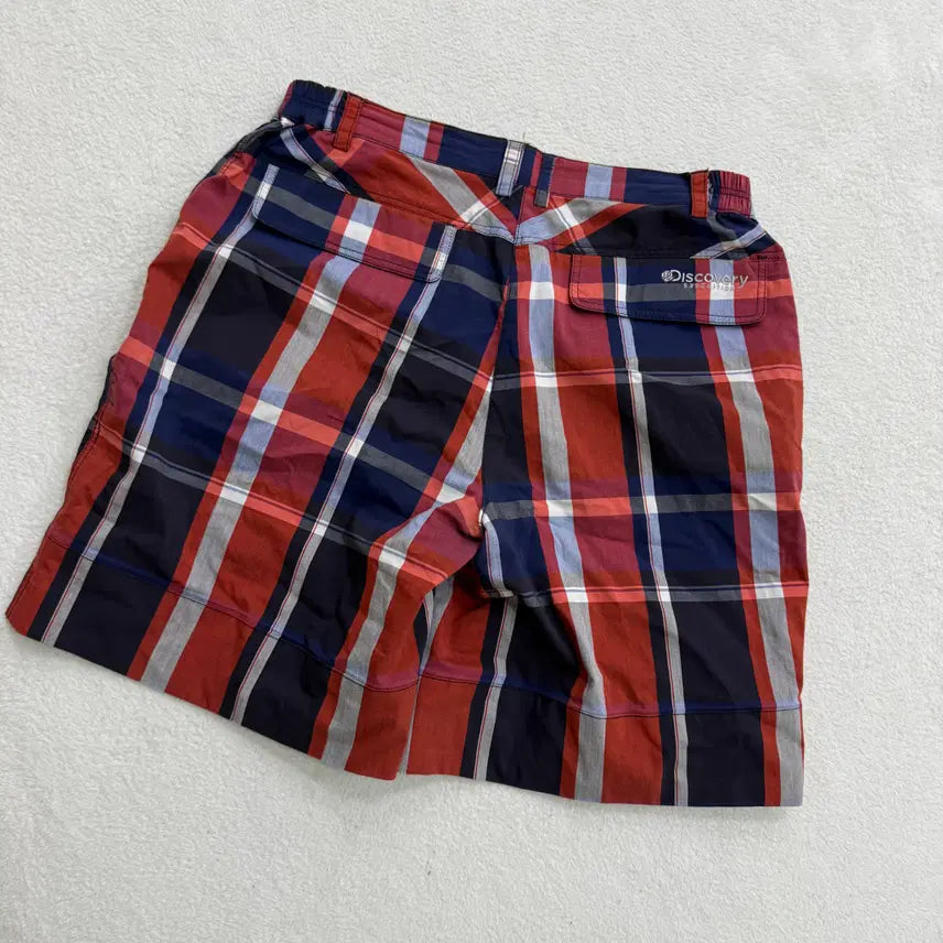 [BUNJANG] Discovery Check Pattern Shorts / 73 디스커버리 체크 패턴 반바지 0415U