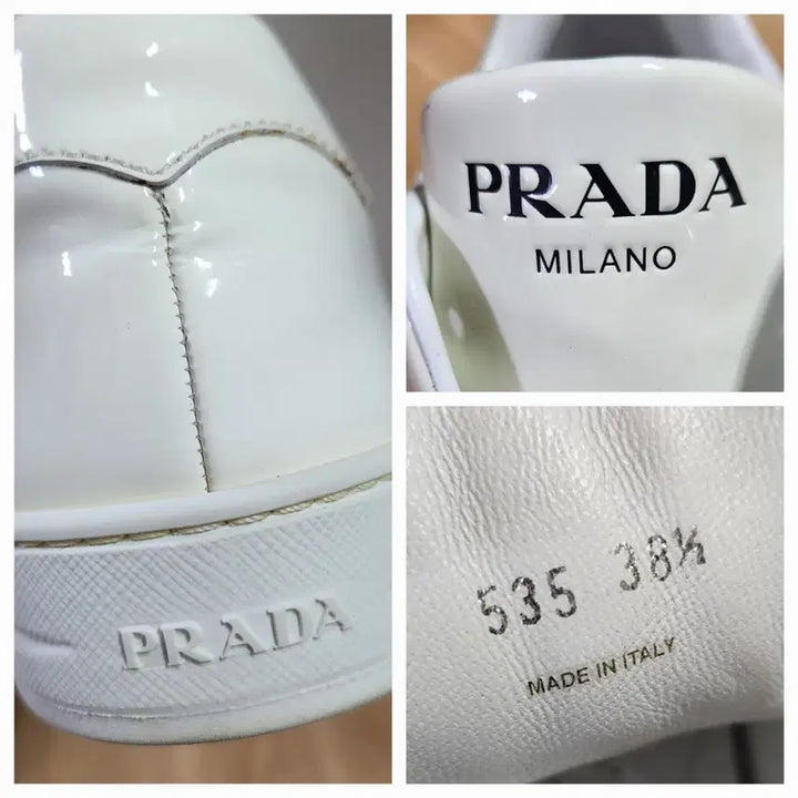 [BUNJANG] Prada Patent Leather Sneakers / (38.5/250)프라다 페이던트 운동화 스니커즈