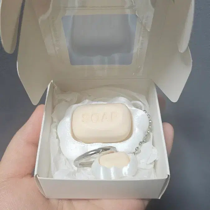 [SOLD OUT] 메론하우스 비누 클리커 살구 클릭커 키링 미니참