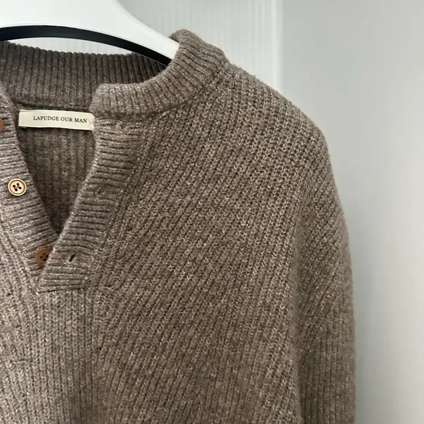 [BUNJANG] Brown Knit Cardigan / 니트 가디건 브라운