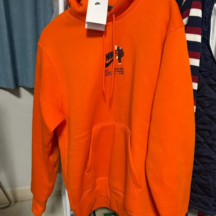 [BUNJANG] Nike Hooded Sweatshirt (Ivory/Orange) / 나이키.후드.2가지 판매ㅡ새제품