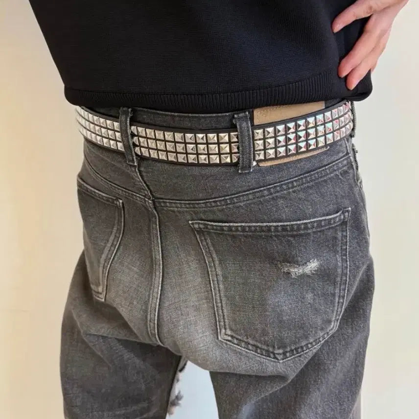 [SOLD OUT] 빈티지 스터드 벨트