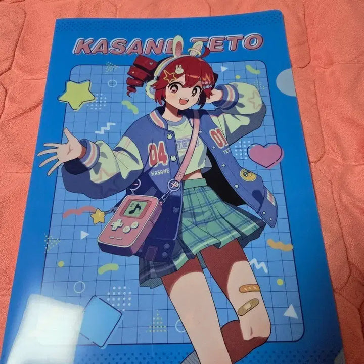 [BUNJANG] Kasane Teto Gigo A4 Clear File / 카사네 테토 Gigo 특전용 A4 클리어파일
