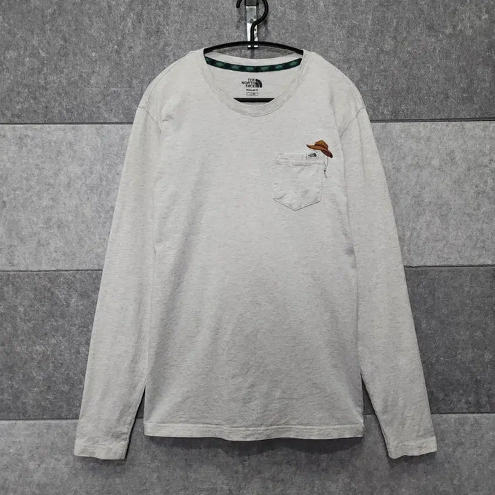 [SOLD OUT] 노스페이스 남성 포켓 긴팔 티셔츠 (사이즈 L/100)
