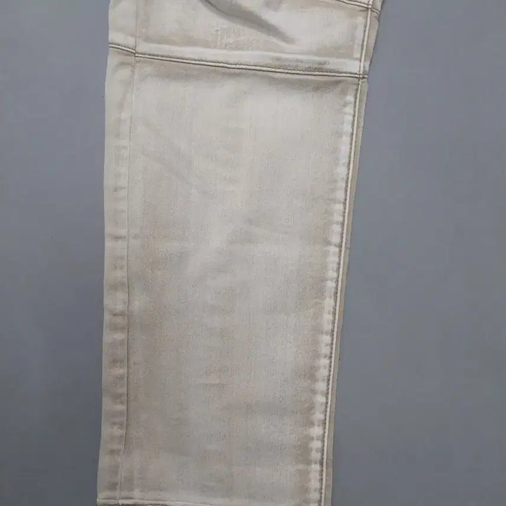 [BUNJANG] Balmain Washed Beige Biker Chino Pants / [36] 발망 워싱 베이지 바이커 치노 팬츠