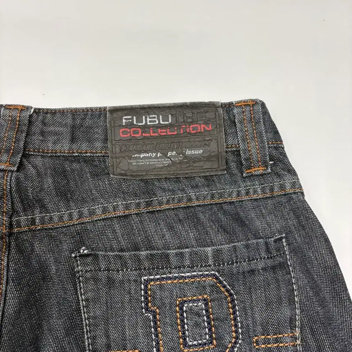 [BUNJANG] FUBU Washed Denim Jeans / FUBU 후부 컬렉션 워싱 데님 청바지