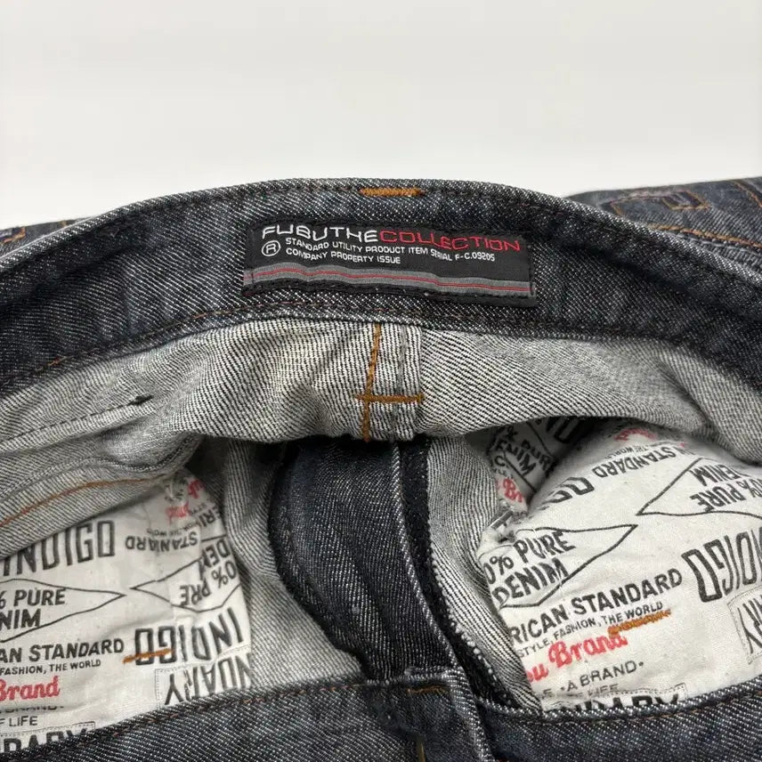 [BUNJANG] FUBU Washed Denim Jeans / FUBU 후부 컬렉션 워싱 데님 청바지