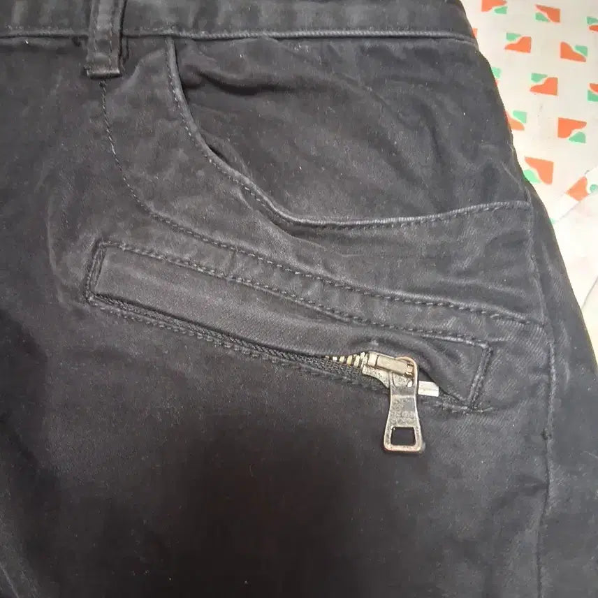 [BUNJANG] Balmain Biker Jeans - Black, Size 36 / 발망-블랙.바이커청바지ㅡ36사이즈,택포