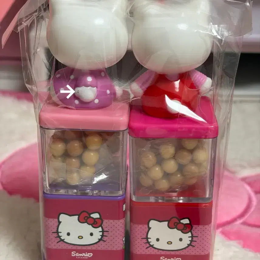 [BUNJANG] Sanrio Hello Kitty Gacha Machine Toy / 산리오 키티 고전키티 헬로키티 뽑기머신 가챠 머신 장난감 고전완구