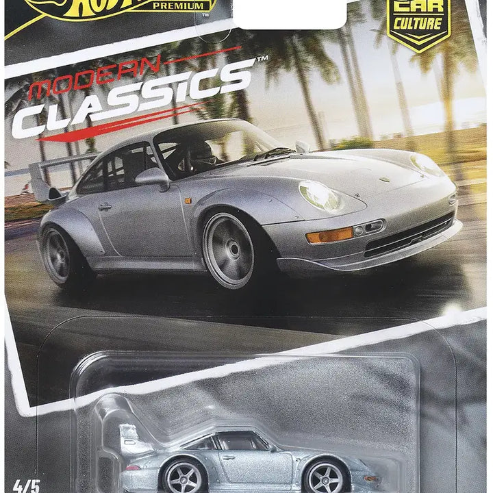 [BUNJANG] Hot Wheels Premium Porsche 911 (993) GT2 1:64 Scale Silver / 1:64 핫휠 프리미엄 포르쉐 911 (993) GT2