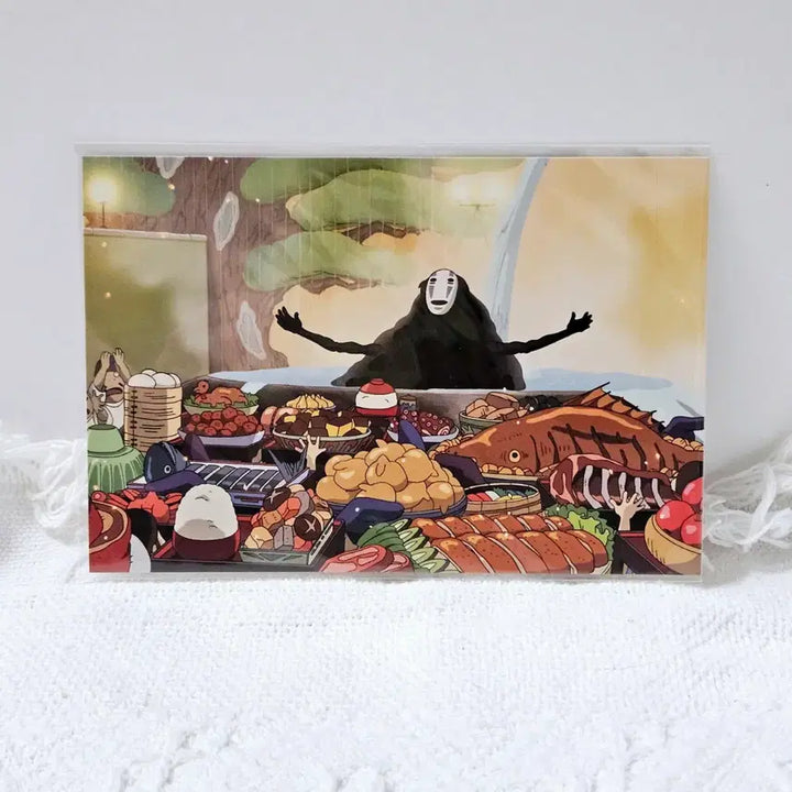 [SOLD OUT] 지브리 정품 센과 치히로의 행방불명 엽서 4장