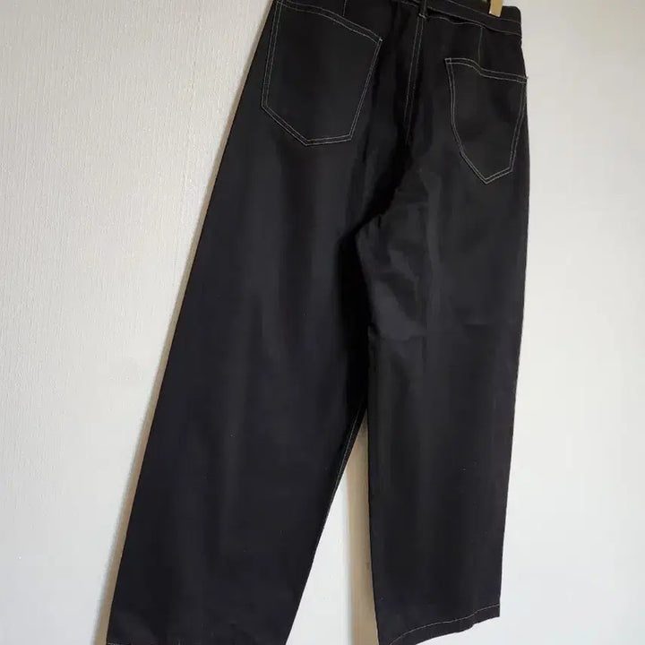 [BUNJANG] Stylish Wide Belted Long Pants / 세련된 와이드 벨티드 롱팬츠31