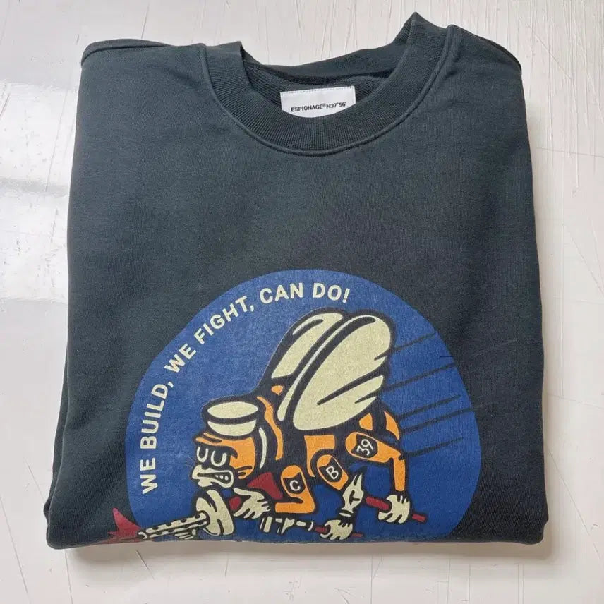 [BUNJANG] Espionage Seabees Heavy Sweatshirt XL / 새상품 에스피오나지 맨투맨 seabees 헤비 스웻 XL 사이즈