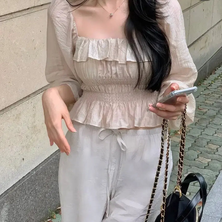 [BUNJANG] 르브아 비앙코 Blouse / (급처)르브아 비앙코 블라우스